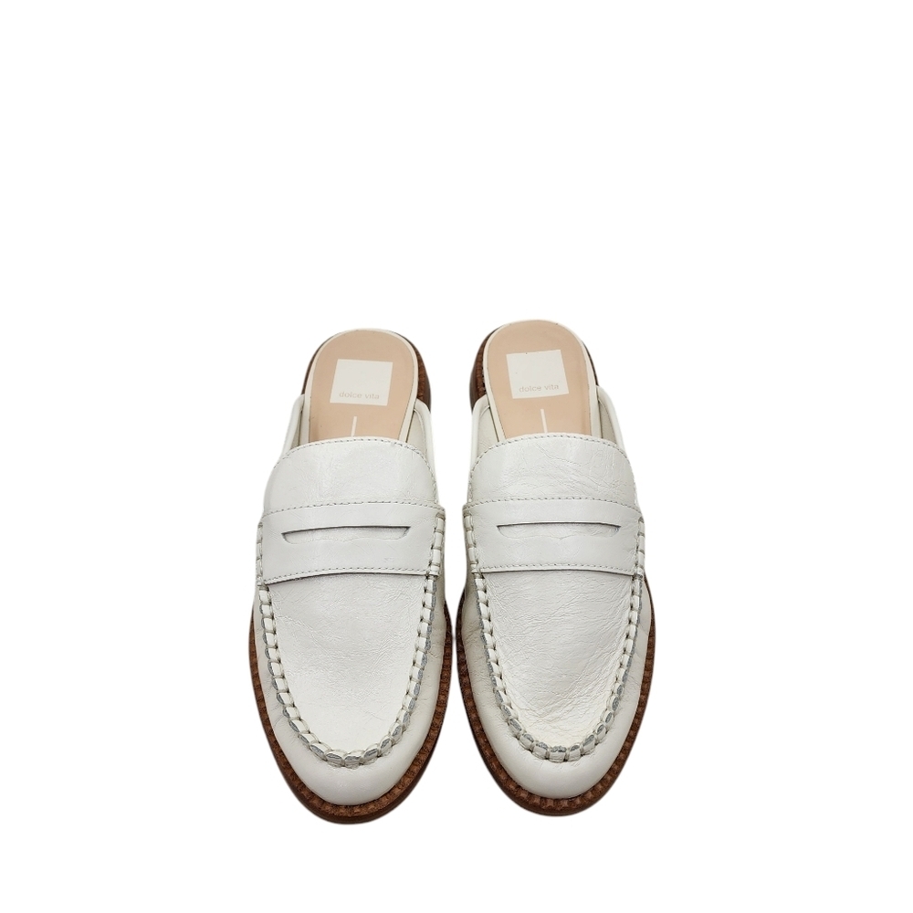Dolce Vita Women's Havan Leather Slip On Loafer - 7 - Picture 3 of 9
